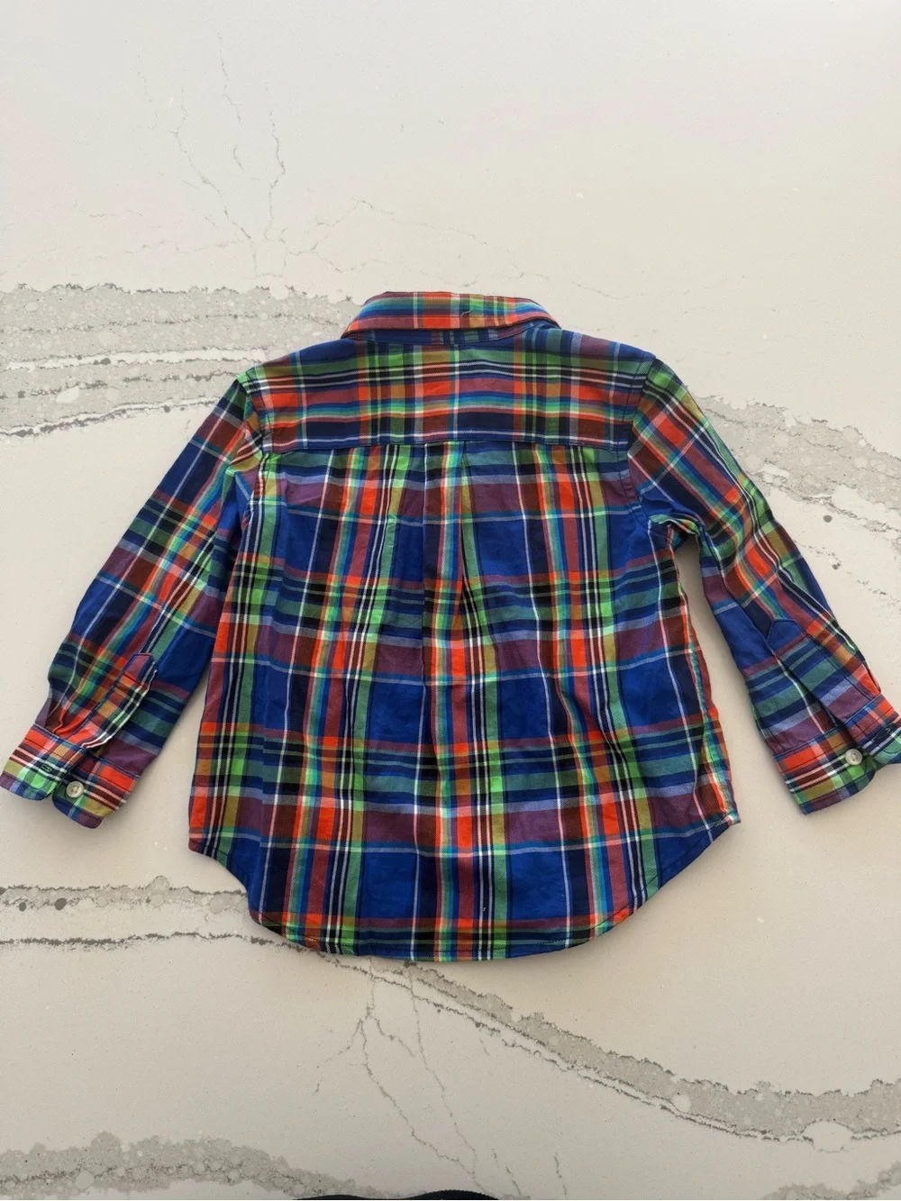 Ralph Lauren Multi-Color Plaid Button-Down Shirt